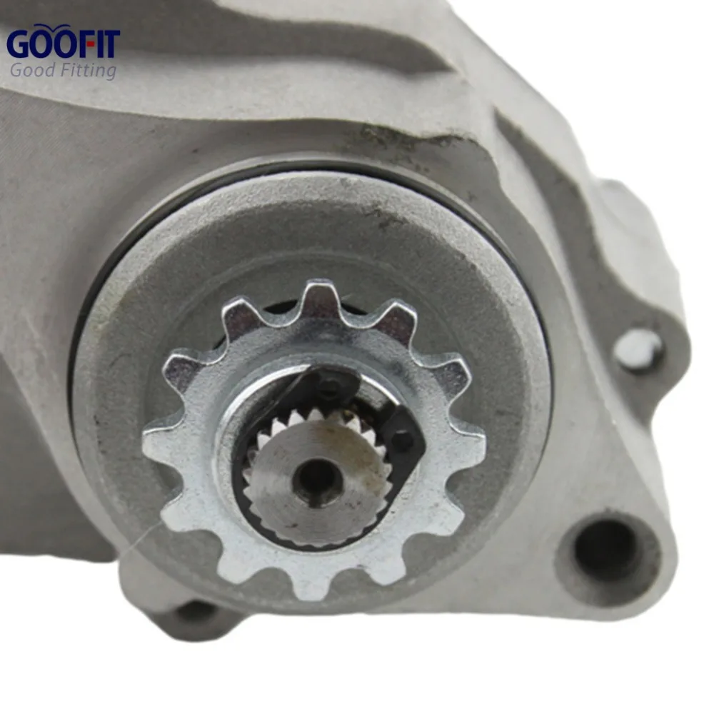 Электрический стартер GOOFIT 12 Зубцов китайский топ крепление двигателя для 50cc 70cc