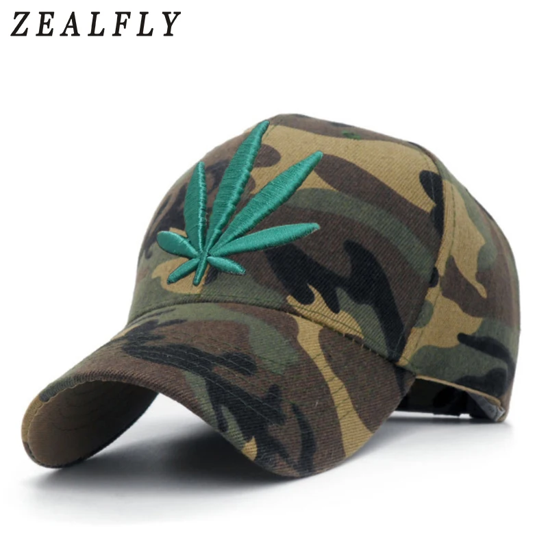 Кепка с вышивкой сорняка для мужчин и женщин повседневная камуфляжная дышащая