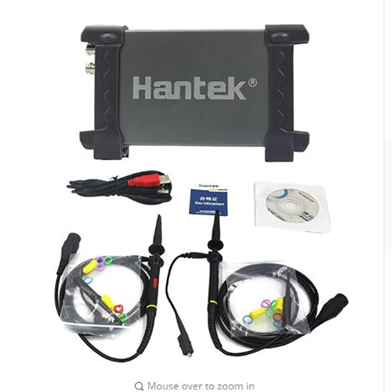 Hantek 6022BE на базе ПК USB цифровой Storag Осциллограф 2 Каналы 20 МГц 48MSa/s с оригинальной