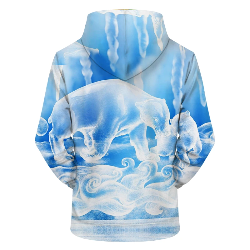 

Bear Print Hoodies Men Hoody 3D Animal hoodie Streatwear Sweatshirt 6XL Tracksuit Pullover Coat 2018 Hip Hop Dropship ZOOTOPBEAR