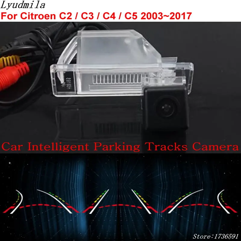 Lyudмила Автомобильная интеллектуальная парковочная камера для Citroen C2 / C3 C4 C5 2003 ~ 2017