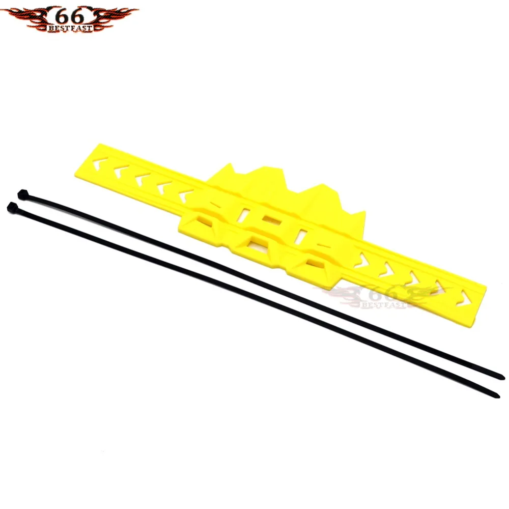 Желтый выхлопной глушитель защита трубы для RM RMZ DRZ XR TE TC CR CRF EXC SX YZ KX