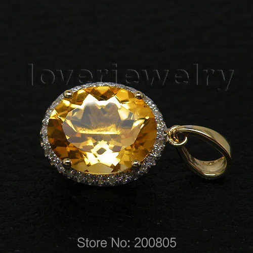 Новый Винтажный Овальный твердый 14Kt желтый золотой 4 82ct алмаз помолвочный цитрин