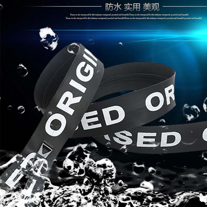 Водонепроницаемый нейлоновый пуховик на молнии с принтом № 5 Высококачественная