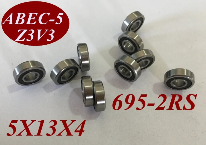 Миниатюрный роликовый вал 10 шт. 695RS 695RZ 695 2RZ 2RS 5X13X4 мм 5*13*4 мм| |