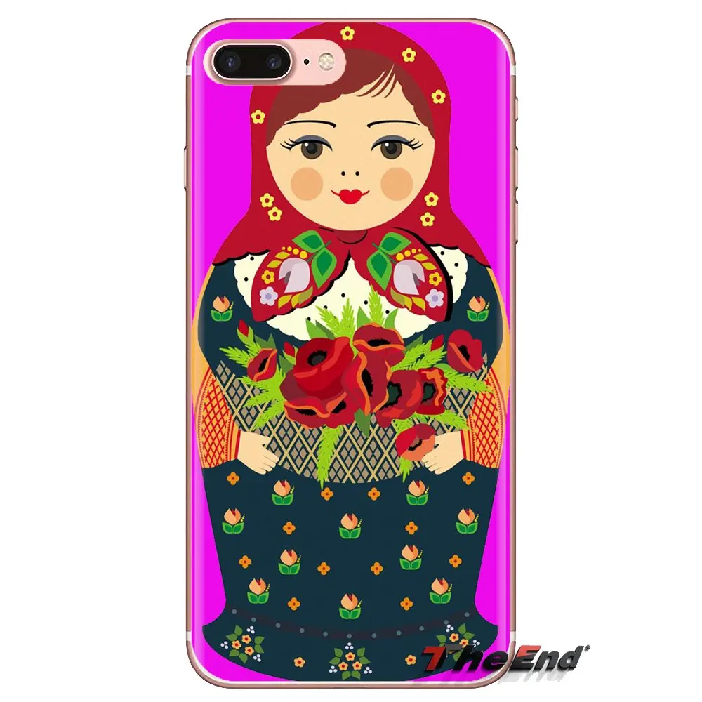 Прозрачные мягкие чехлы Русская Матрешка кукла для Samsung Galaxy J1 J2 J3 J4 J5 J6 J7 J8 Plus 2018 Prime