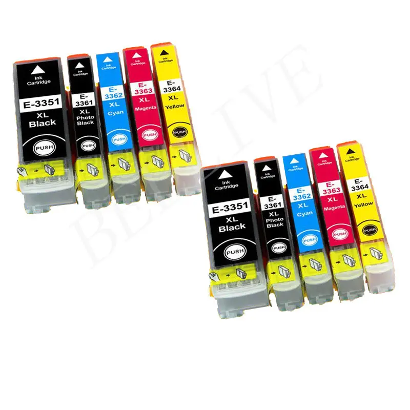 Картриджи с чернилами 10x T3351 для Epson Expression Home XP-530 XP-630 XP-635 XP-830 XP-540 XP-640 XP-645 XP-900.