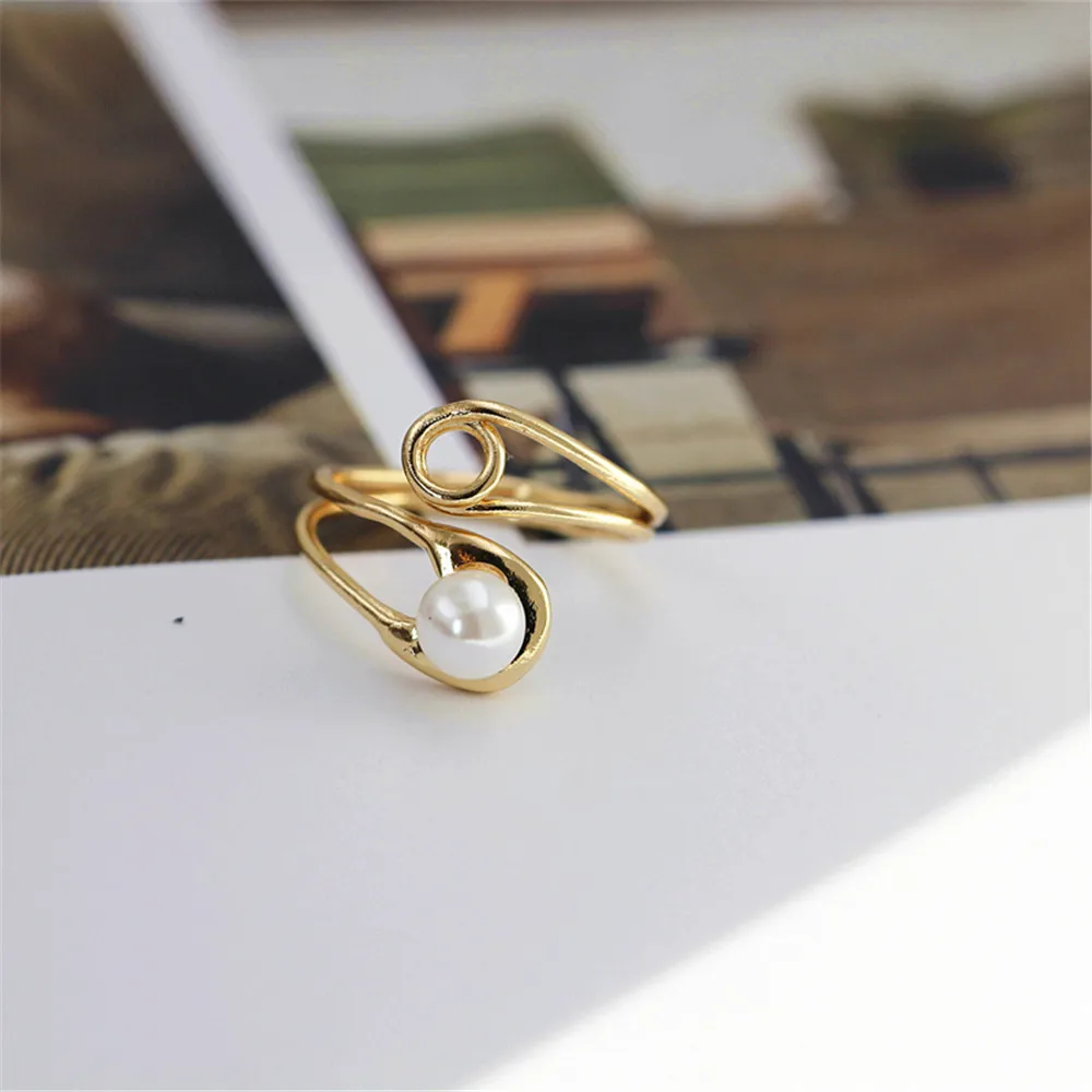 2017 Бесплатная доставка модные женские новые ювелирные изделия Оптовая Pearl Ring Set |