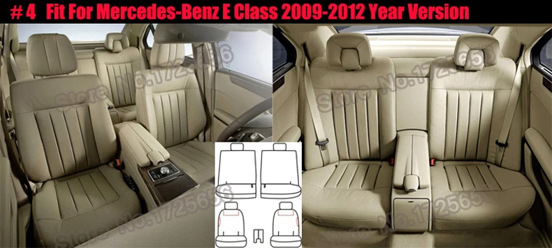 AutoDecorun теплые кожаные чехлы для сидений автомобиля для Mercedes-Benz E300 E200 E320 E350 E500 E260 E400 авточехлы для автомобилей Аксессуары