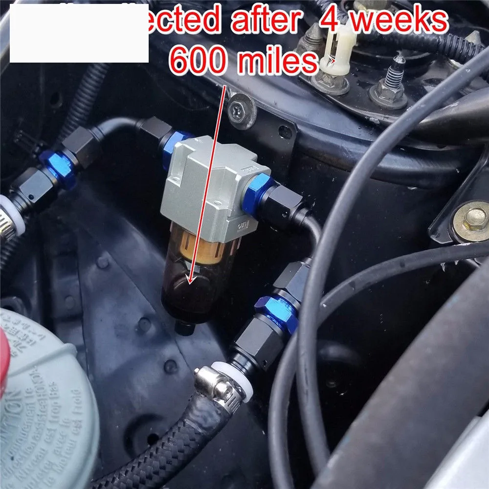 Масляный Сепаратор двигателя резервуар для ловли черный подходит HONDA