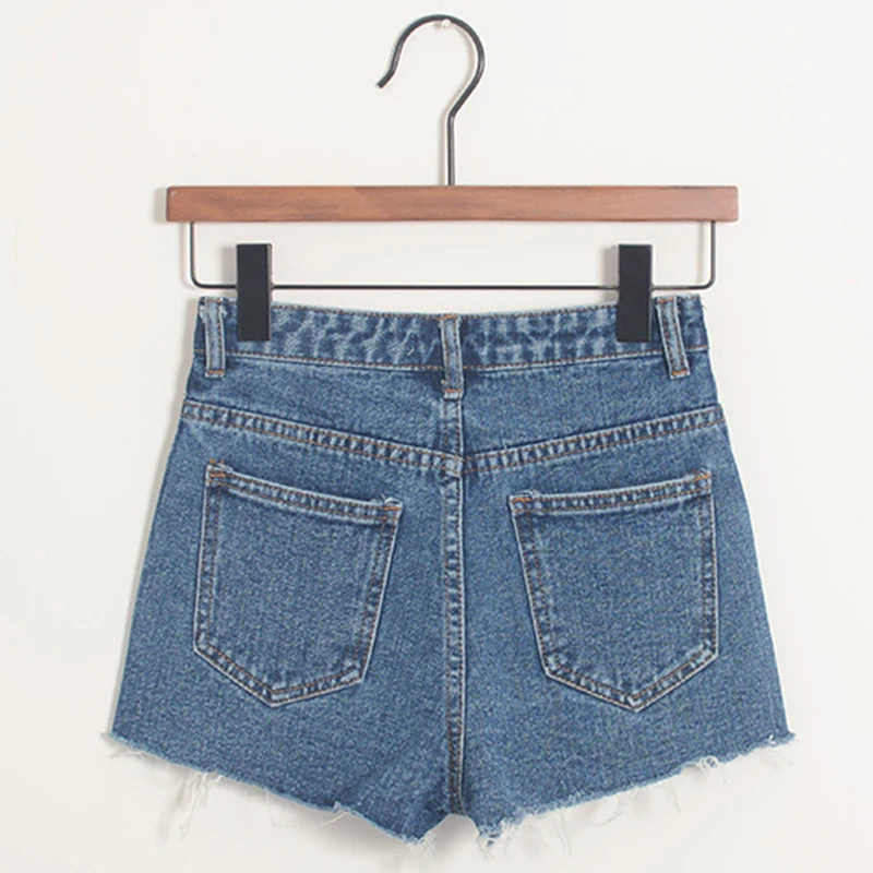 Джинсы женские винтажные с кисточками цветные высокой талией|jeans shorts women|women denim