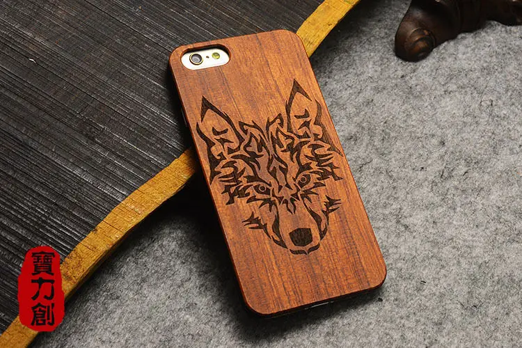 Чехол накладка из бамбукового дерева для телефона Henna Shull мандала цветы Apple Iphone 5s 5