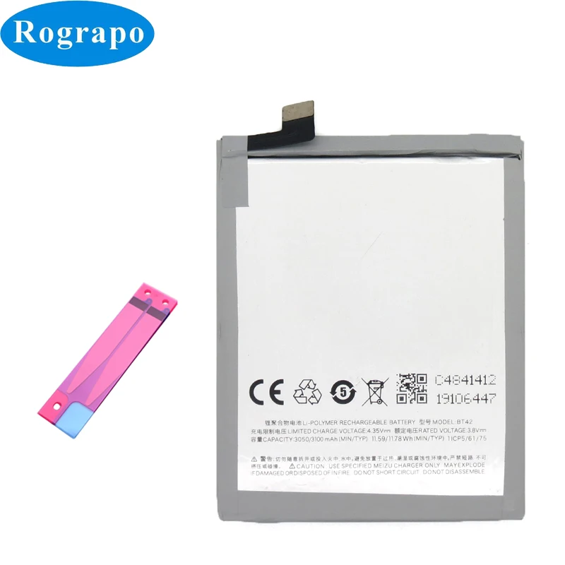 New 3.8V 3100mAh BT42 Replacement Battery For Meizu M1 Note M1Note Smartphone | Мобильные телефоны и аксессуары