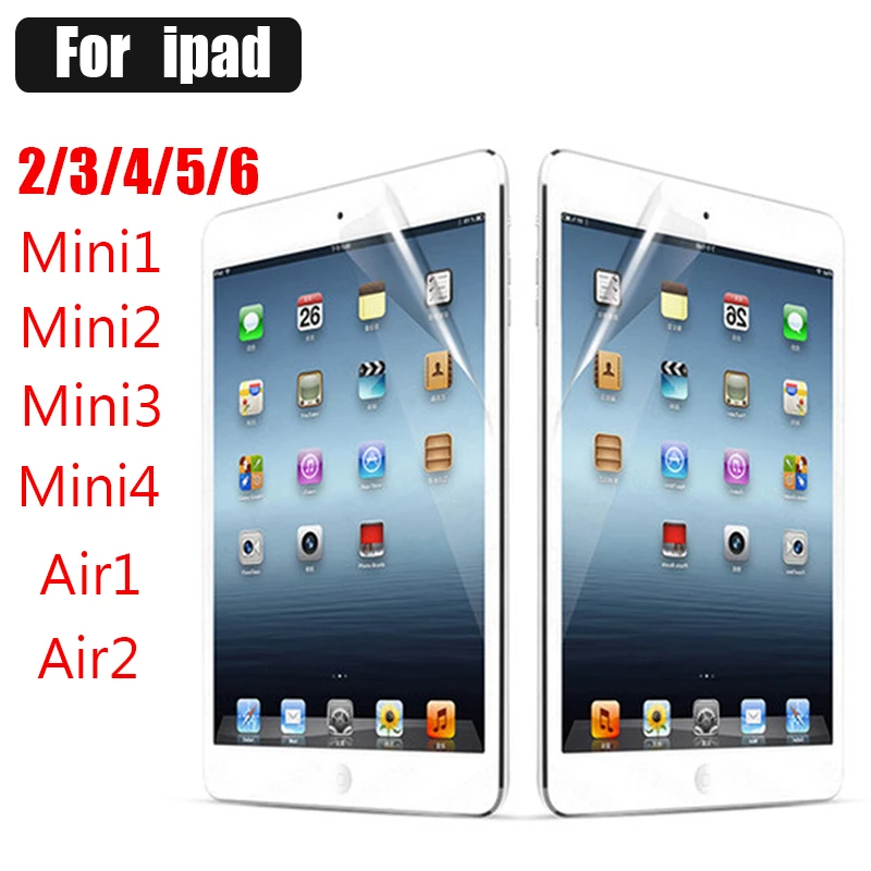 Прозрачная защитная пленка для ЖК экрана из ПЭТ ipad air 2 3 4 mini Pro 9 7 10 5 500