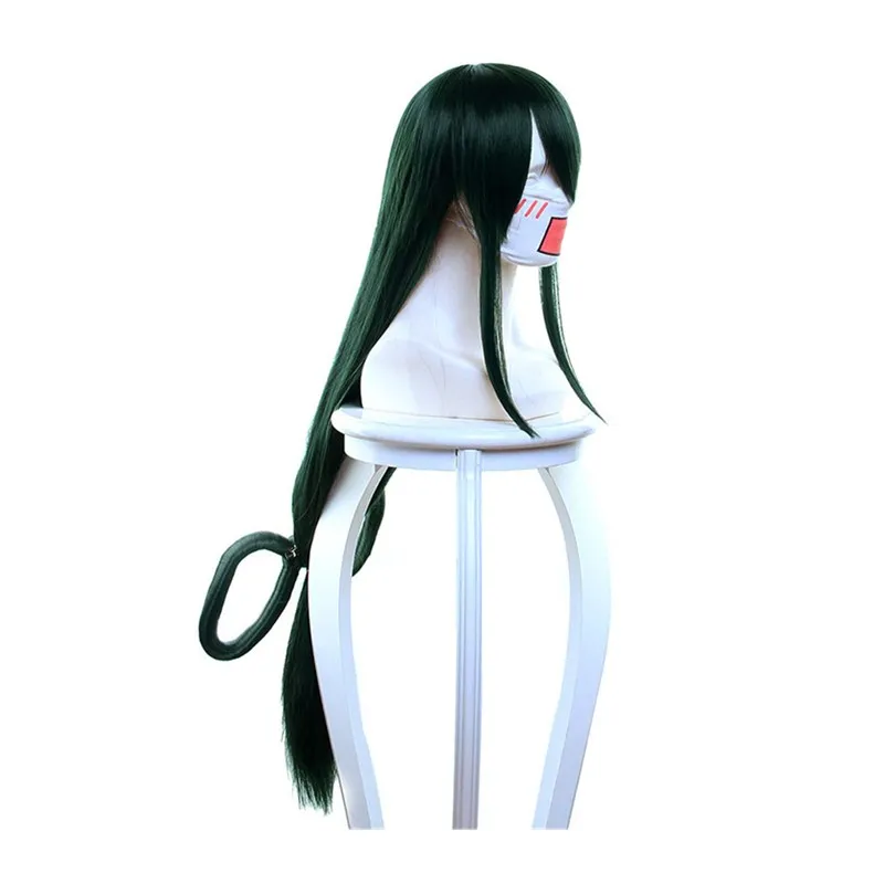Аниме My Boku no Hero Academia Asui Tsuyu парик Мужские костюмы для косплея для женщин термостойкие длинные прямые волосы Хэллоуин Искусственные парики