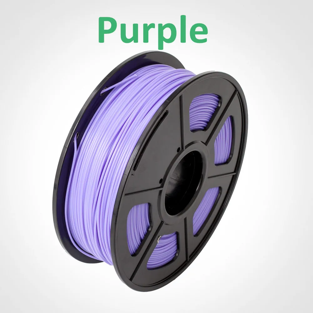 PLA PLUS-PURPLE Sunlu1kg нити PLA plus 1,75 мм 1 кг/рулон заправки сырья пластиковые стержни с гладкой и упругой производительности образование - Цвет: PLA PLUS-PURPLE