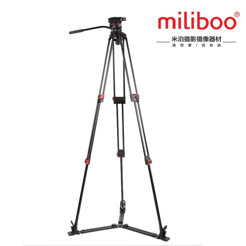 Miliboo MTT609A портативный алюминиевый штатив для профессиональной видеокамеры/DSLR с
