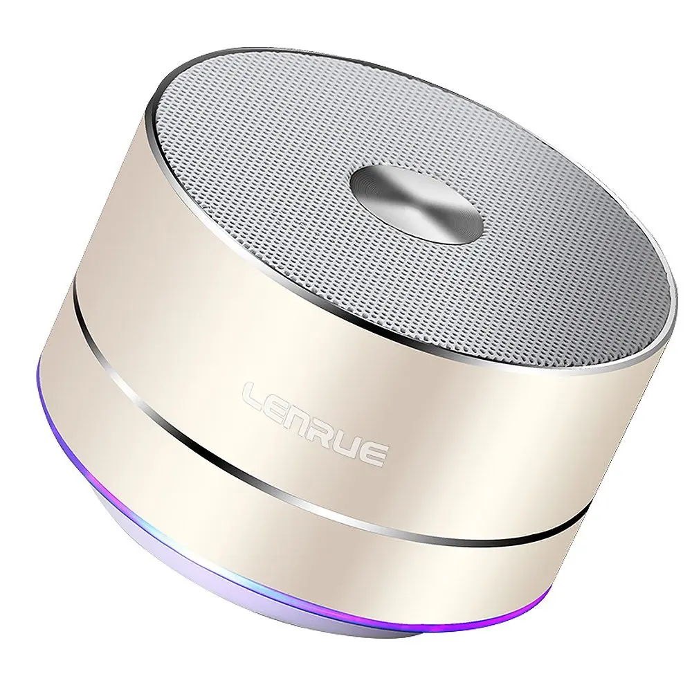 LENRUE Портативный Беспроводной Bluetooth Динамик стерео Портативный светодио дный Динамик s со встроенным микрофоном MP3 мини Subwoof Smart Колонка громкий Динамик колонка