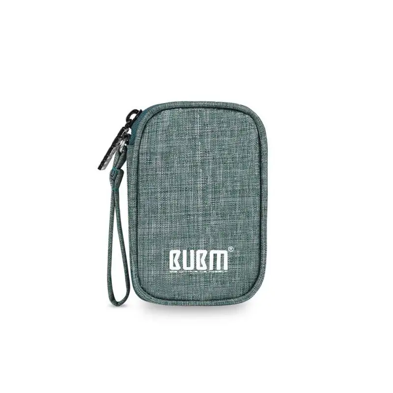 Rectangle green Новейший чехол для путешествий BUBM небольшая электронная и аксессуары для наушников/кабельного изменения Сумочка для путешествий - Цвет: Rectangle green