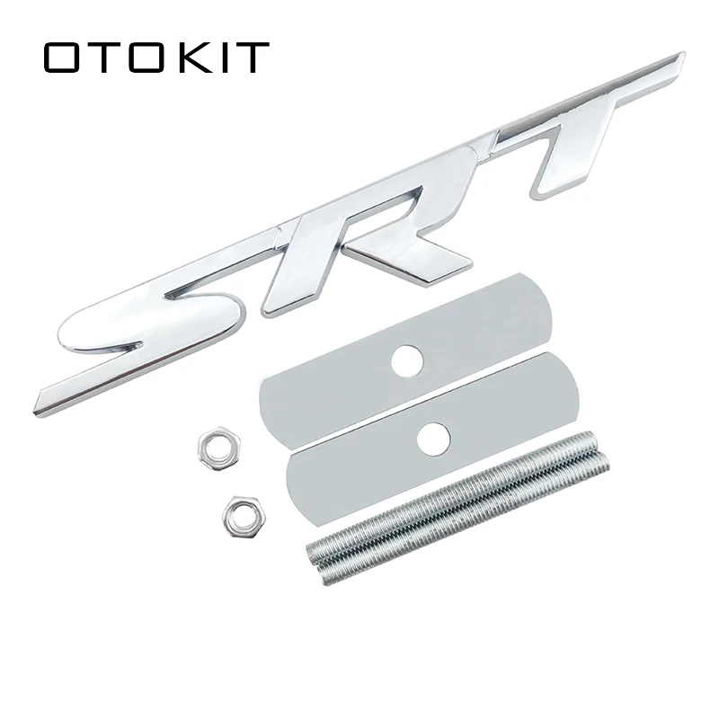 Металл Авто укладки SRT Передняя решетка решетки эмблемы значка Стикеры подходит