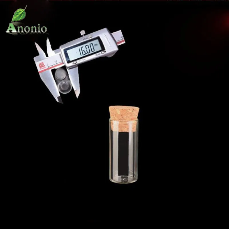 100 шт./лот небольшие стеклянные баночки крошечный маленькие прозрачные Корк