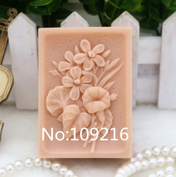 Новый продукт! 1 шт. силиконовая форма для мыла ручной работы с надписью Morning Glory