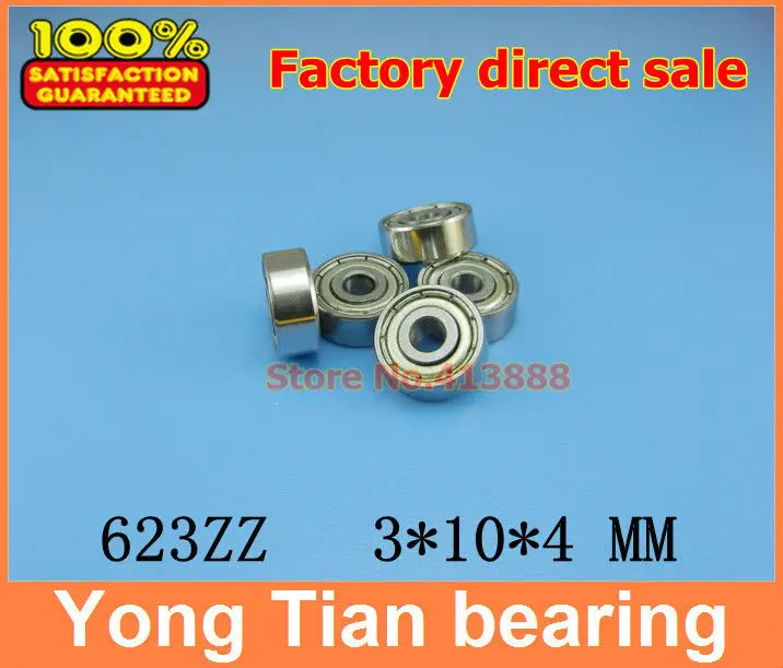 

623 623ZZ S623ZZ bearing 623-2RS S623-RS 3x10x4 Miniature deep groove ball bearing S623 2Z ZZ bearing 623Z SB623ZZ 3*10*4 MM