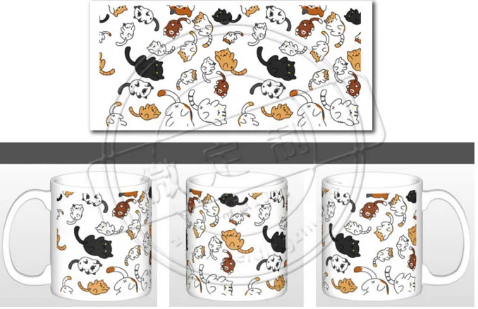 Новая керамическая кофейная кружка Neko atlifepo4 белого или цвета чашка с изменением