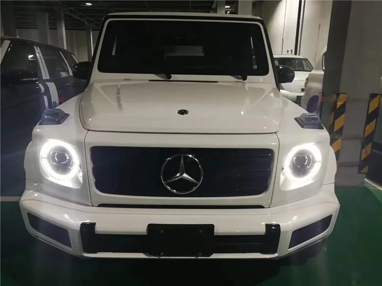 G класса w463 G63 светодиодный налобный фонарь для W463 G500 G350 G400 G55 G63 G65 стиль светодиодный фары с динамическими наушниками поворотные огни