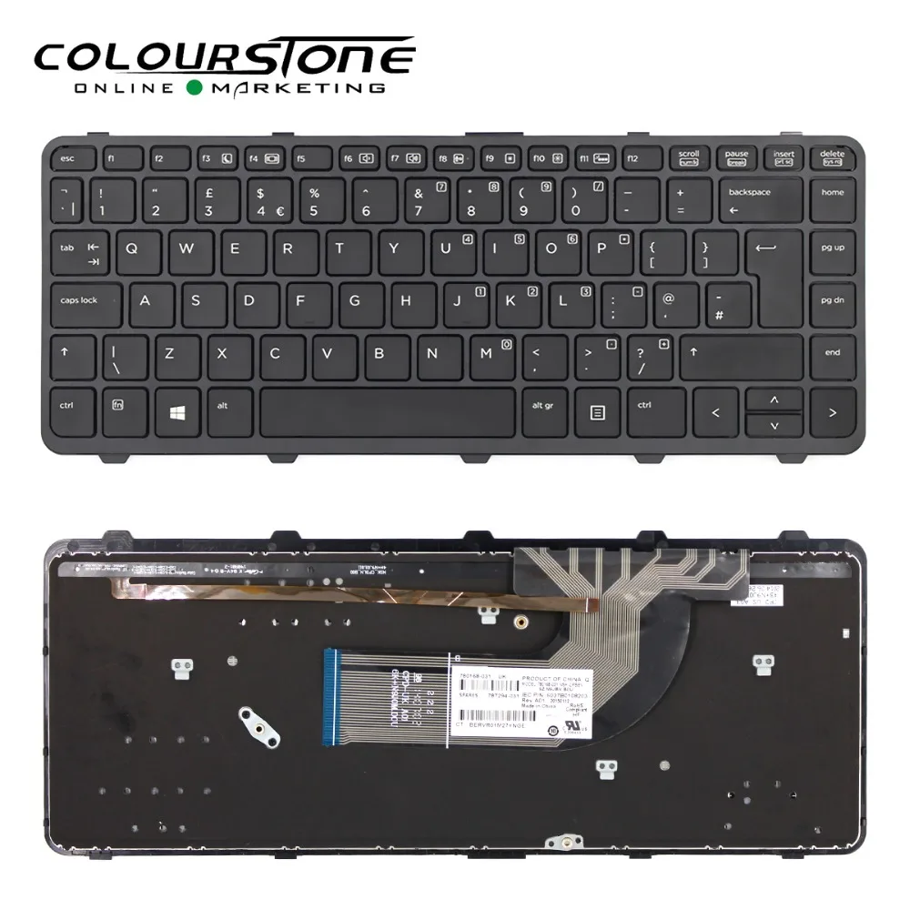 440 G1 US клавиатура для ноутбука hp 640 445 G2 645 430 Клавиатура с черной рамкой teclado