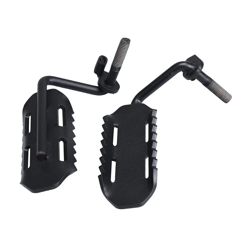 2 шт. черные стальные автомобильные наружные боковые дверные подножки педали