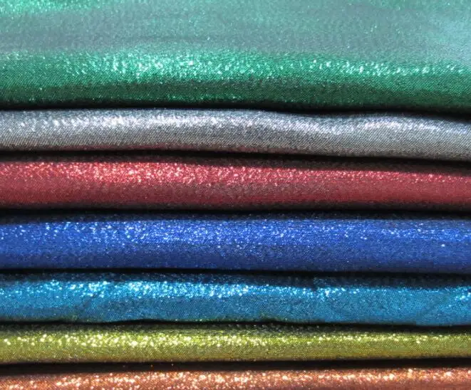 YOUR COLOR NUMBER Металлизированная бронзовая полиблестящая ткань мешок обуви материал занавеса 50 см* 138 см - Цвет: YOUR COLOR NUMBER