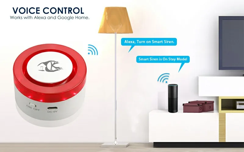 WIFI Smart Siren Door Alarm Sensor For Home Security System | Безопасность и защита