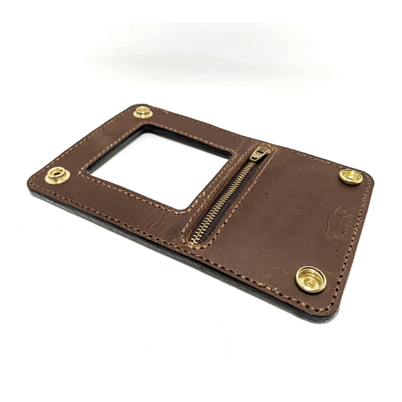 A114 EDC портативный защитный кожаный пляжный топ слой воловья кожа растительного