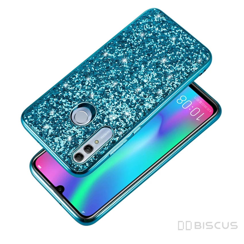 Роскошный блестящий чехол для Huawei P30 Pro P20 Mate 20 Lite Y5 Y6 2019 с блестками Honor 10i 8S 8A View
