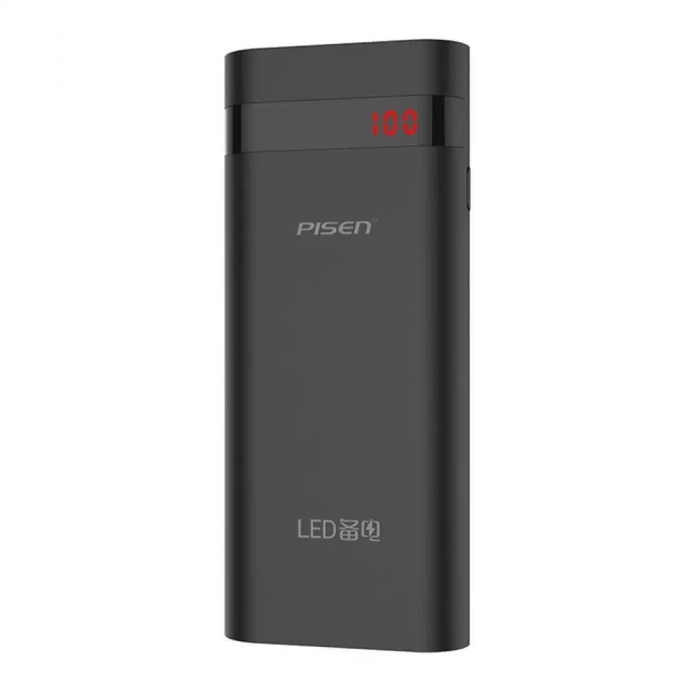 PISEN Power Bank 10000 мАч портативное зарядное устройство для мобильного телефона
