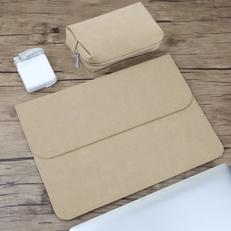 Матовая водонепроницаемая сумка для ноутбука из ПУ 14 15 6 дюйма Macbook Xiaomi Air 13 11 12