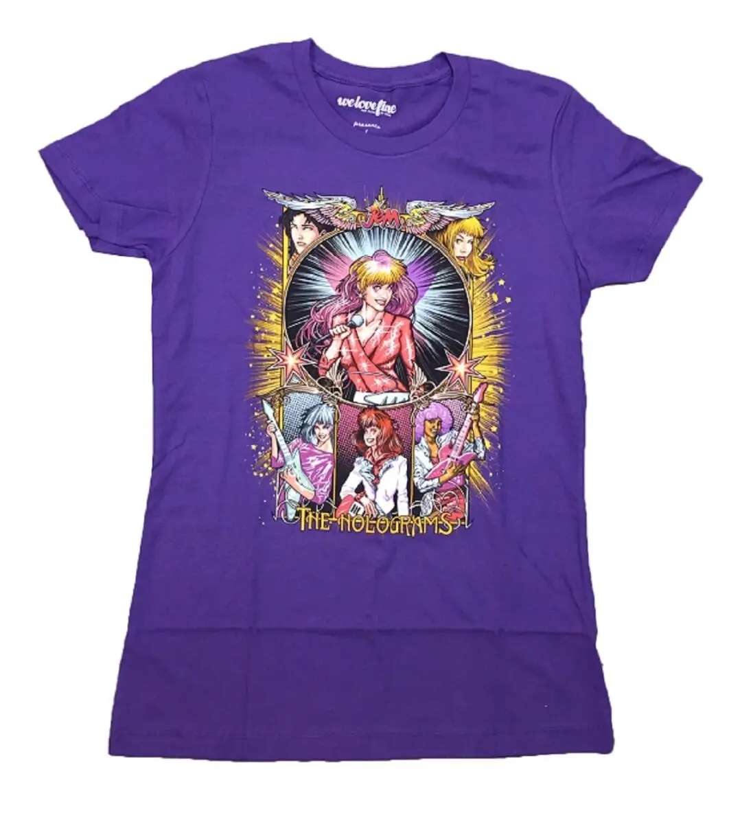 Jem And The Holograms Nouveau Junior футболка с принтом героев мультфильма унисекс новые модные
