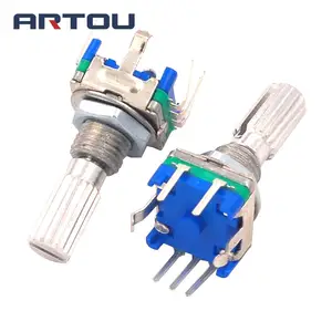 5 шт. поворотный кодовый потенциометр EC11 ручка 15 мм