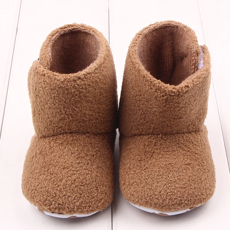 

Fashion Brand Coral velvet baby toddler shoes Infant Girls Warm Snow Warm Crib Shoes Boy Girl Sneakers Fleece Prewalker Booties