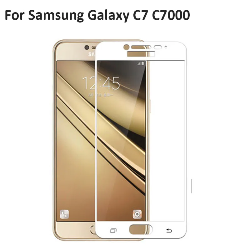 2 шт. черная ультратонкая Защитная пленка для экрана закаленное стекло Samsung Galaxy C5 C