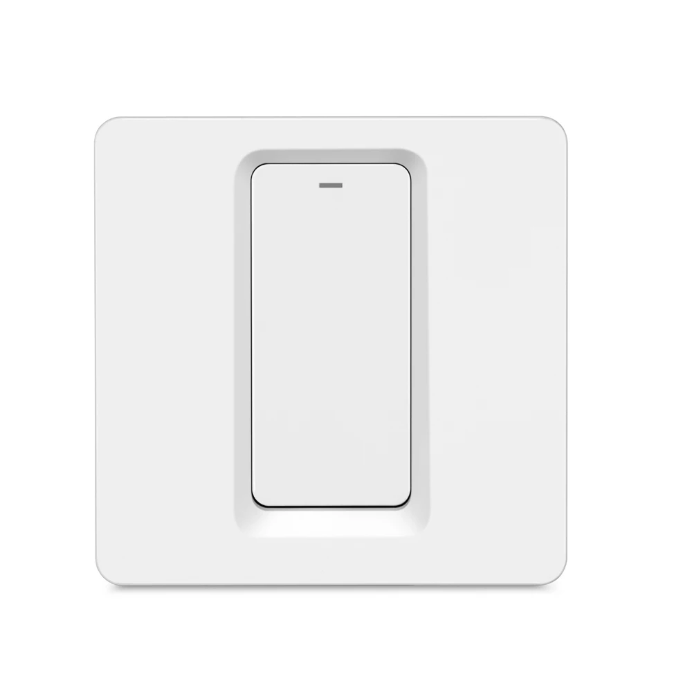 EU 1 Gang Tuya Smart life app управление Wi-Fi светильник 86/120 ЕС/США кнопочный переключатель поддержка Alexa Google Home - Комплект: EU 1 Gang