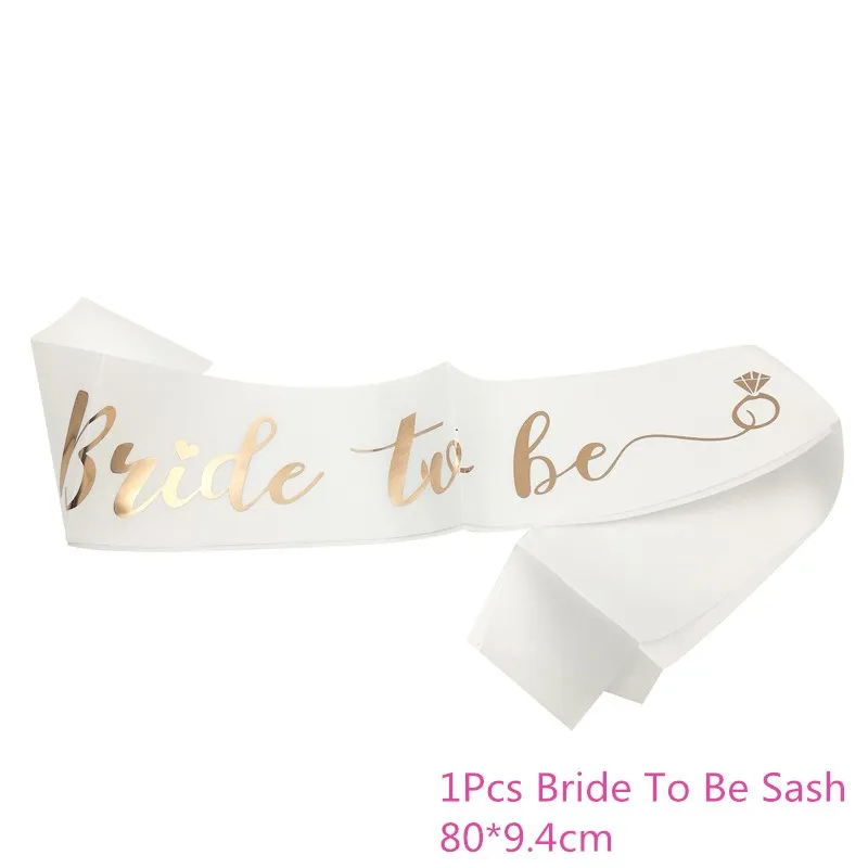 Rosegold Chicinlife, с надписью "Bride to Be" Тема девичник вечерние украшения мисс миссис воздушных шаров свадьбные Photo Booth Реквизит свадебный душ расходные материалы - Цвет: Rosegold