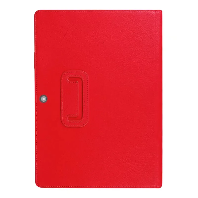 Личи из искусственной кожи чехол 10,1 ''Тонкий Стенд Funda защитная кожа для lenovo Miix 320 Miix320 Miix 320-10ICR 10,1" планшет+ ручка - Цвет: Red