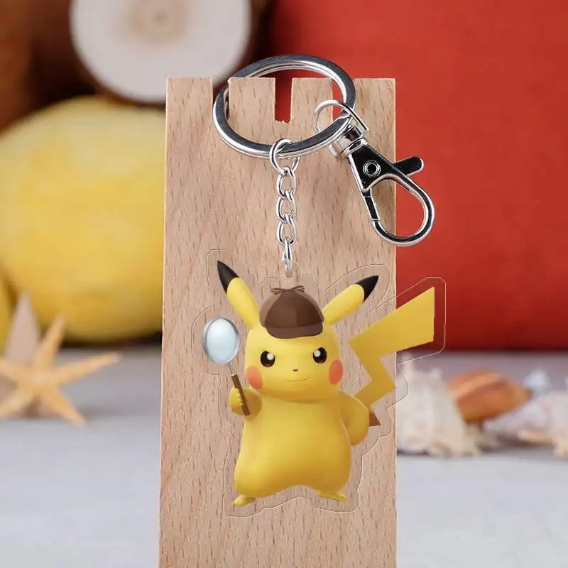 Аниме фильм обман Pikachu мультфильм фигура Pokemon брелок держатель друга Выпускной