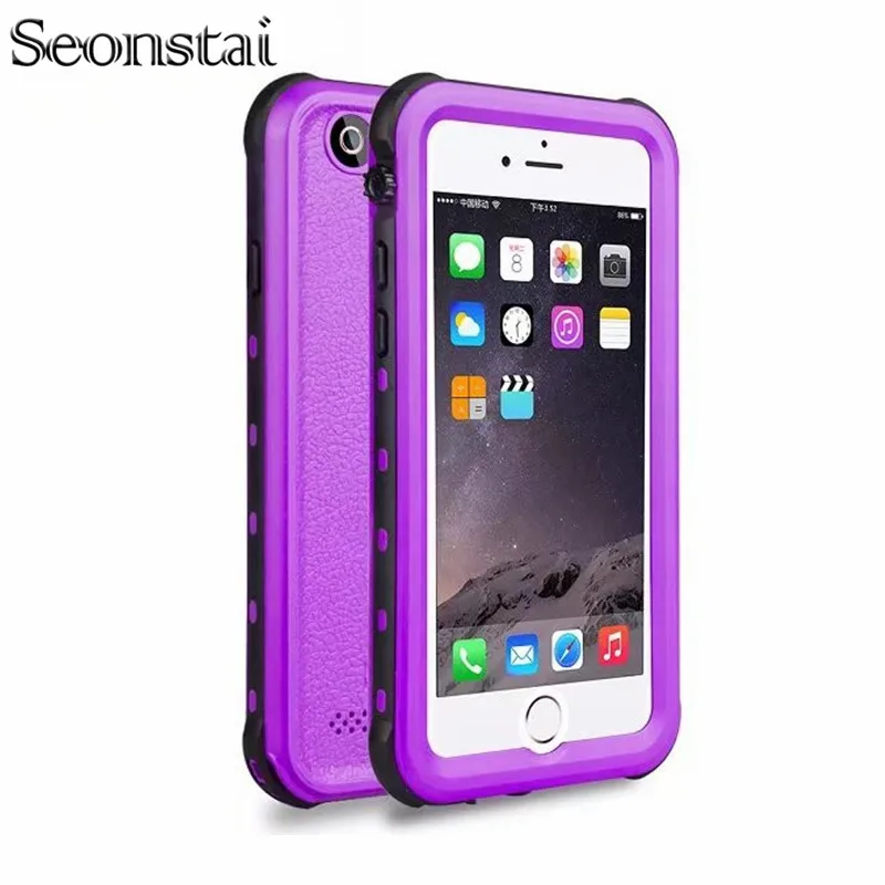 

Seonstai IP68 Waterproof Diving Case for iPhone 5 5S SE Shockproof Under Water Swimming Surfing Cases for iPhone 6 6S Plus Coque