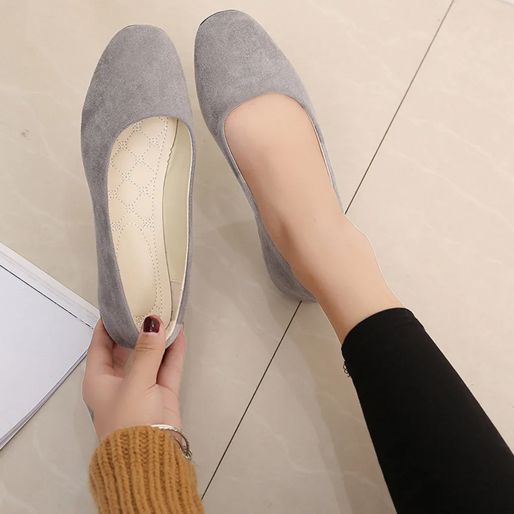 Туфли SAGACE Женские однотонные на плоской подошве без застежки повседневные обувь