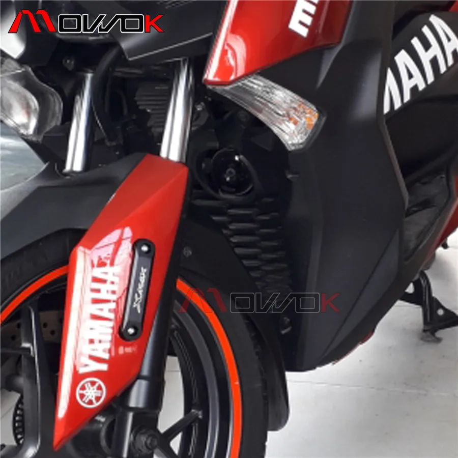 Для Yamaha Xmax 300 2017 2018 передняя ось Coper Plate декоративная крышка для xmax 125 250 400|Накладки