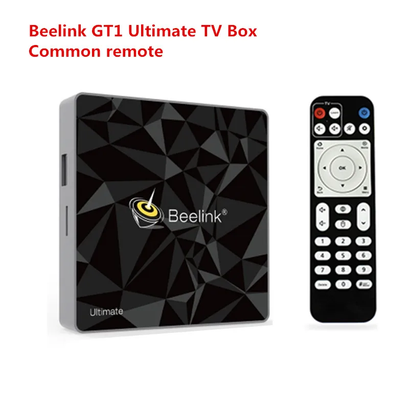 ТВ-приставка Beelink GT1 GT1-A Ultimate Android 7,1, Восьмиядерный процессор Amlogic S912, 3 ГБ ОЗУ, 32 Гб ПЗУ, Bluetooth 4,0 UHD 4 K, телеприставка - Цвет: Common remote