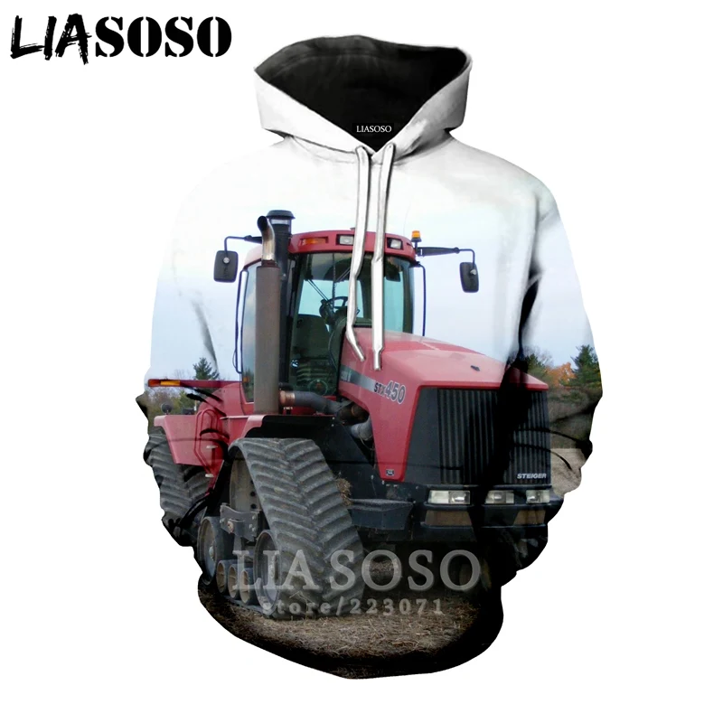 Новинка зимний модный свитшот liaseo для мужчин и женщин худи с 3D принтом автомобиля